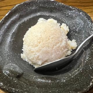 生姜のシャーベット(よもぎ)