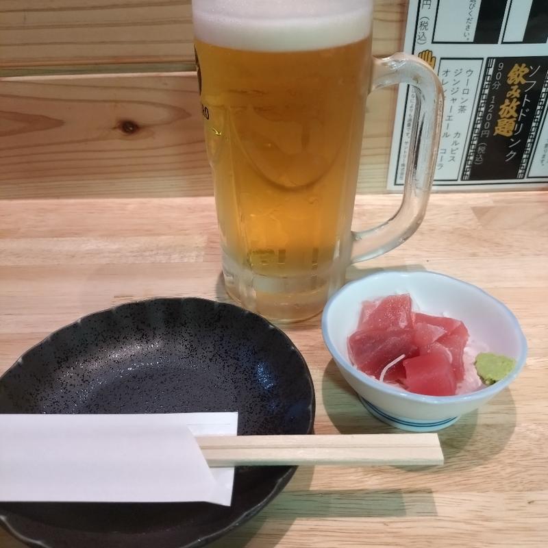 生ビール(大衆酒場 といろ)