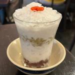 小豆と緑豆の冷たいチェー