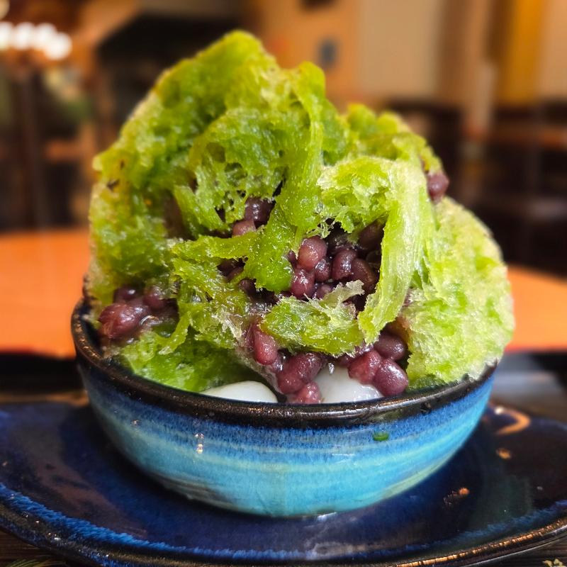 かき氷(宇治金時)((株)加美家製菓)