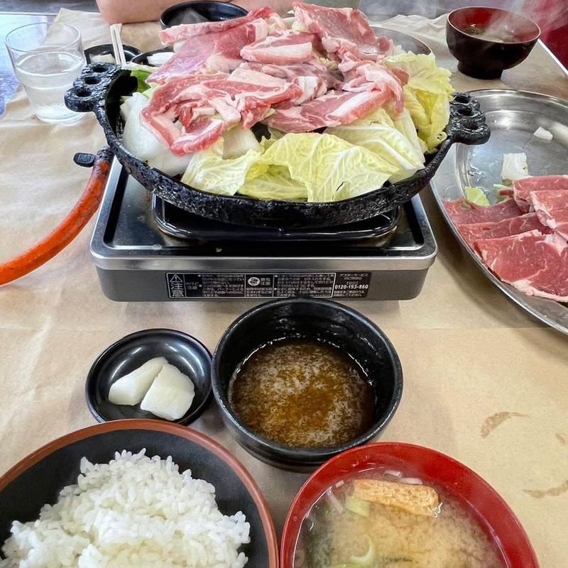 ジンギスカン定食(ジンギスカン食堂)