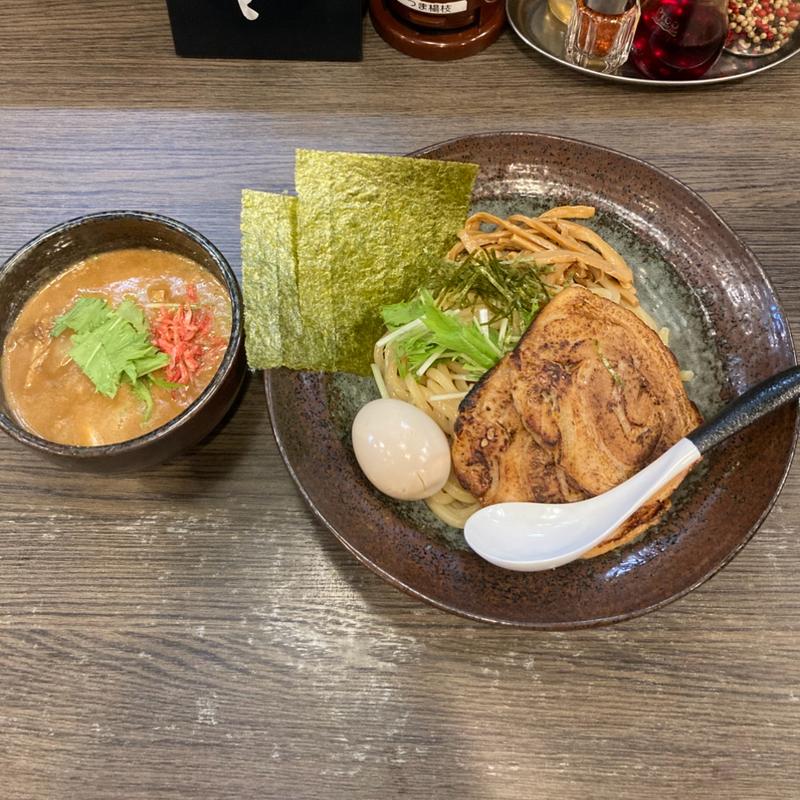 全部のせ海老つけ麺大(麺家あべの 神宮前店)