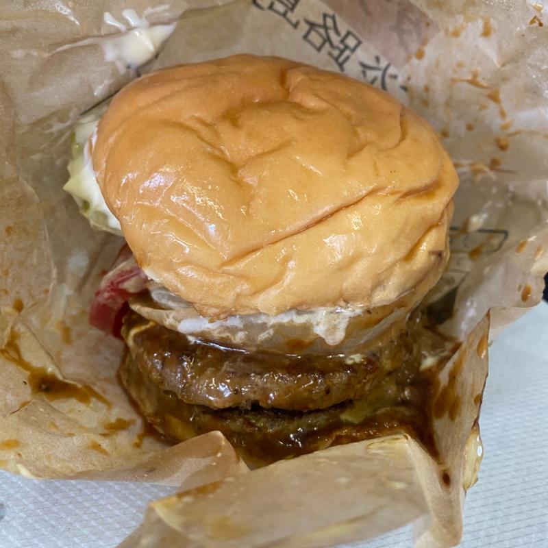 淡路島ダブルバーガー(淡路島バーガー愛西店 CaravanBlue)