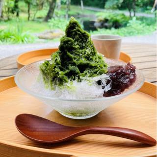 かき氷 抹茶蜜