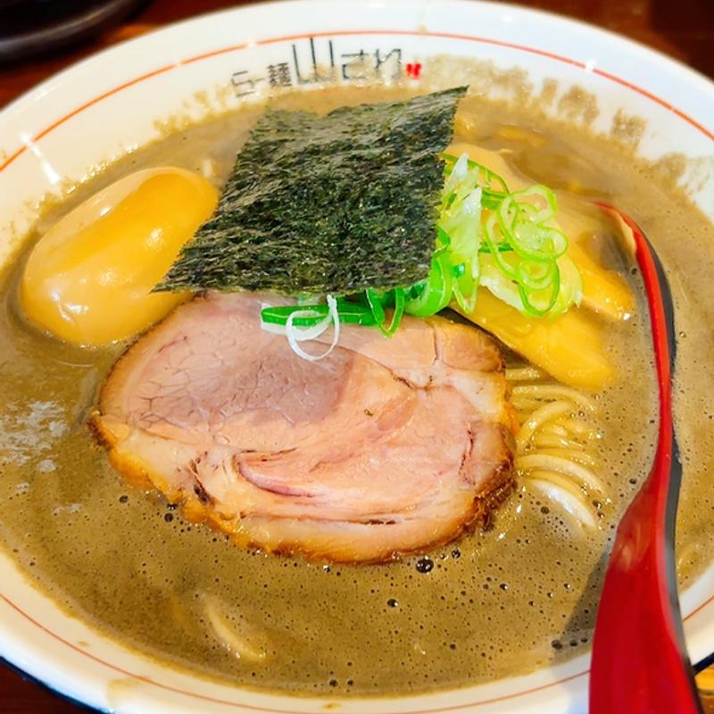 濃厚煮干し　味玉(らー麺 山さわ)
