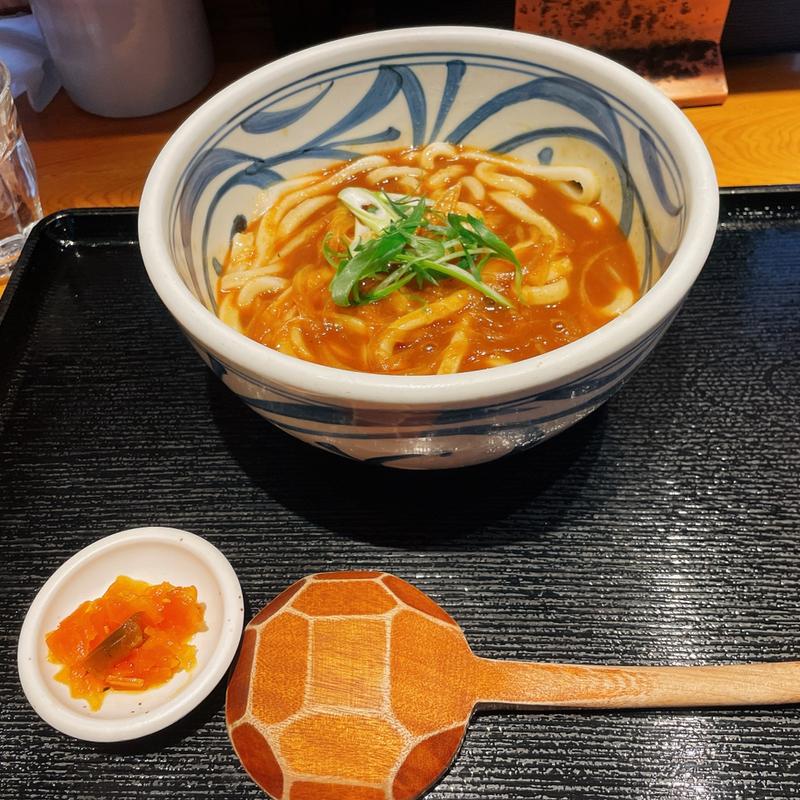 特製カレーうどん(釜あげ饂飩 唐庵)