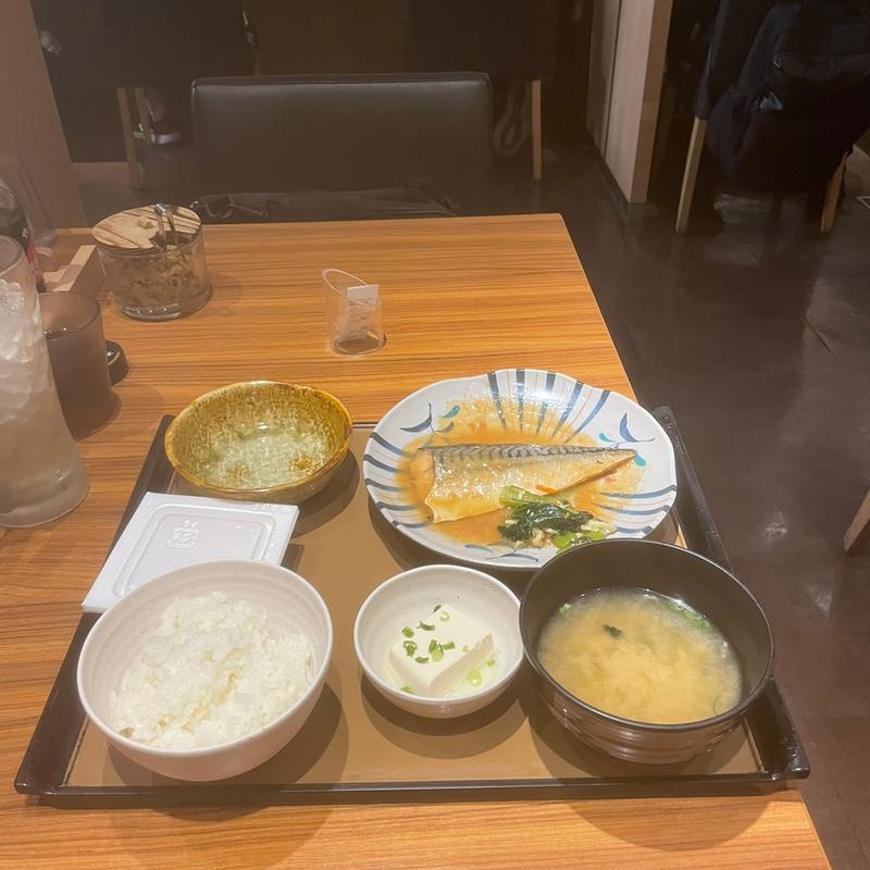 さば味噌煮定食(やよい軒 平塚店)