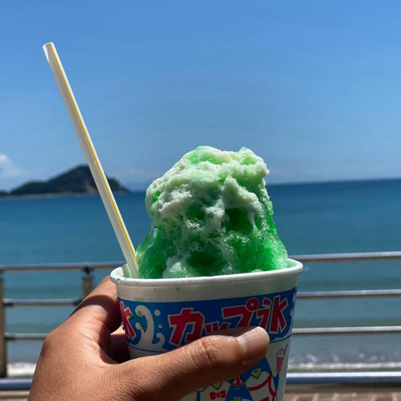 かき氷　メロン(KANPAI AMAKUSA 天草酒造)