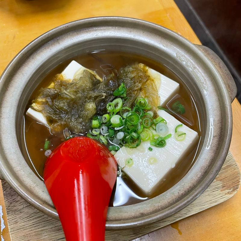 湯豆腐(ダイワ食堂 天五店)