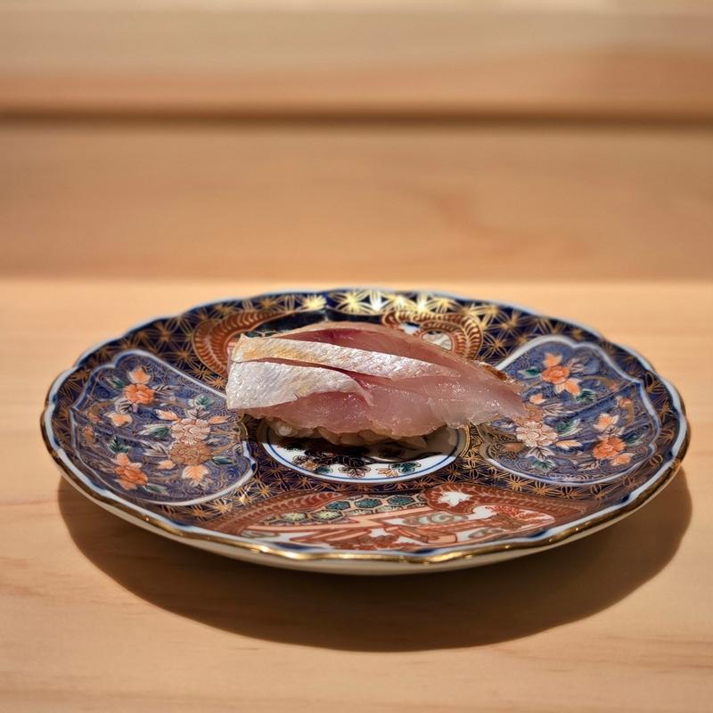 春日鯛 握り(築地青空三代目 博多)