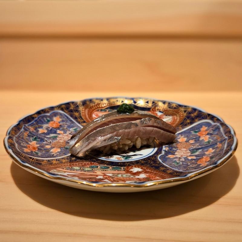 秋刀魚 握り(築地青空三代目 博多)