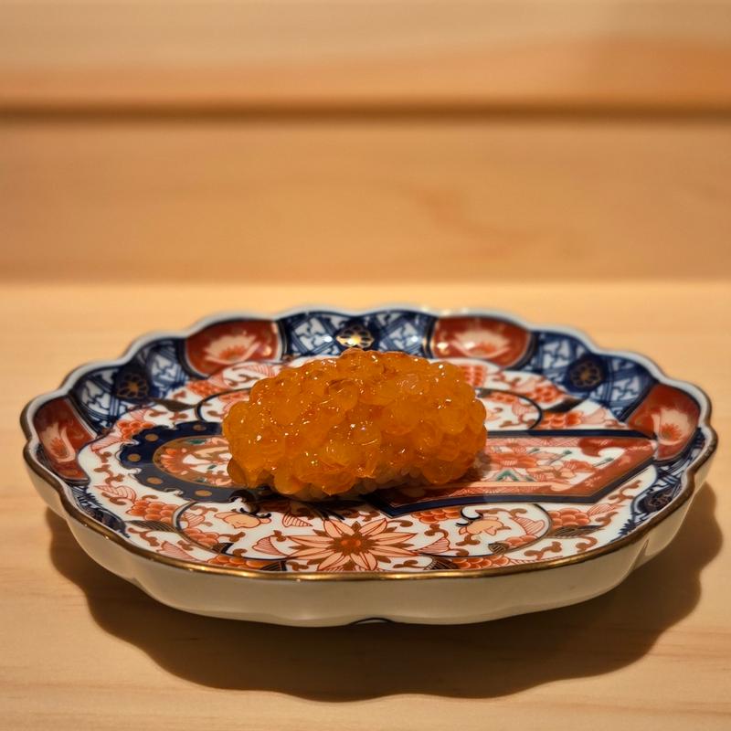 いくら味噌漬 握り(築地青空三代目 博多)