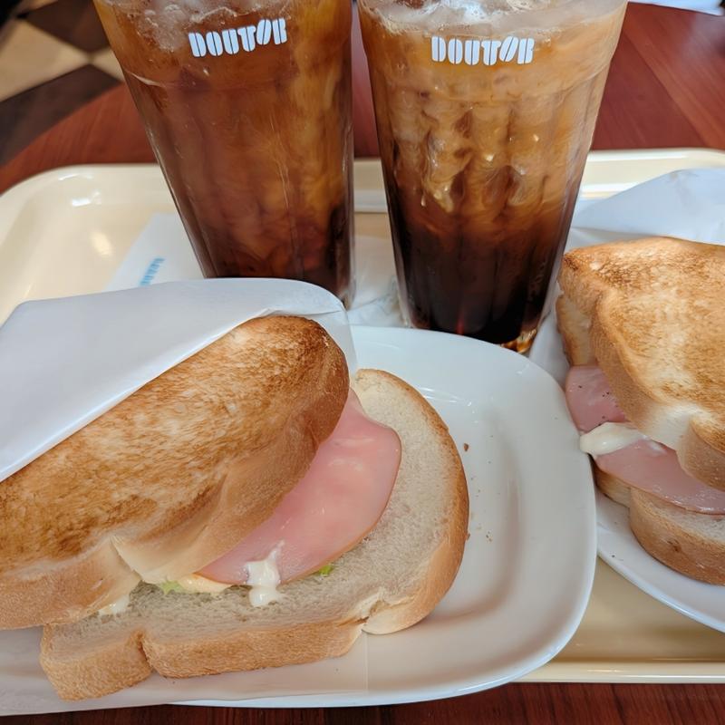 モーニング・セットA  ハムタマゴサラダ(ドトールコーヒーショップ イオン高槻店)