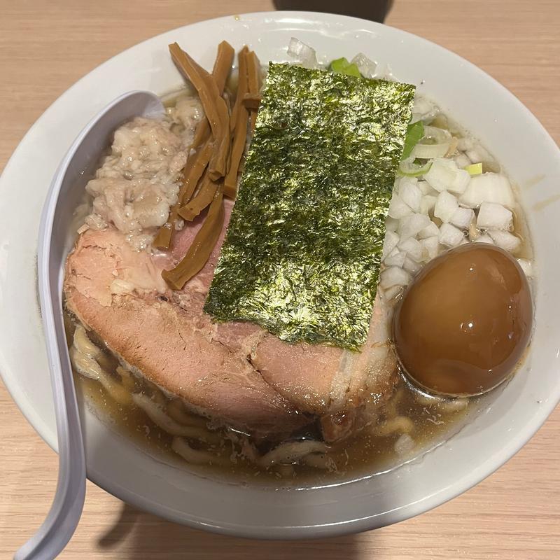 ゴワゴワ 並 玉子(昼自家製麺 夜ホルモン 頃場別邸)