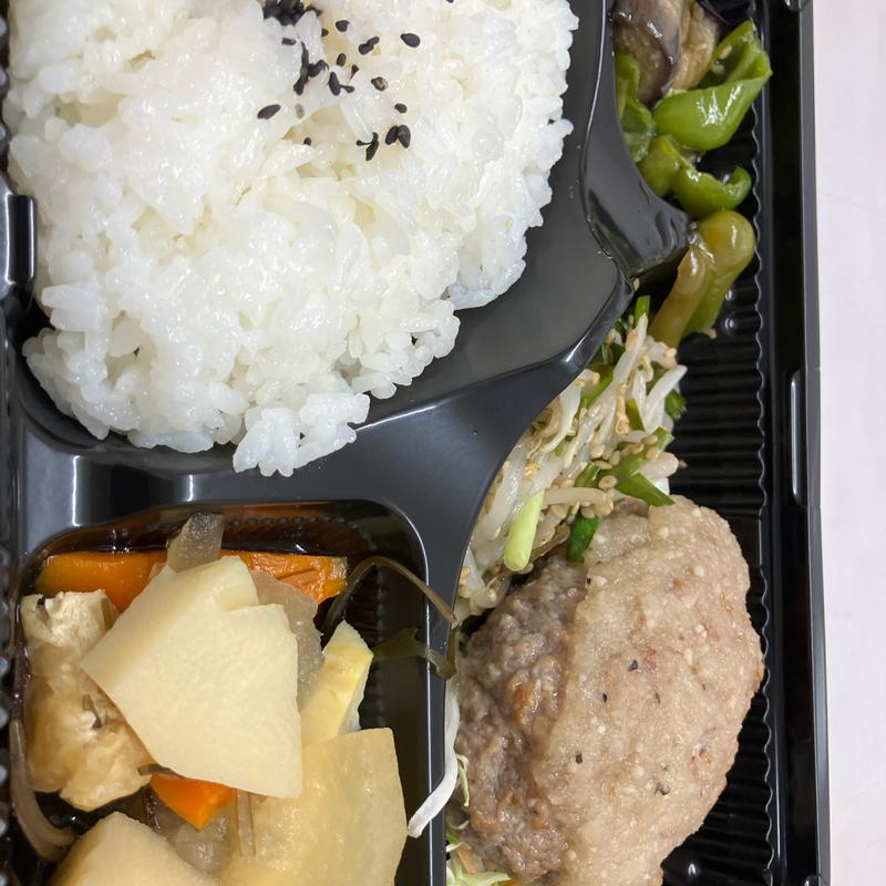 日替わりランチ　おろしハンバーグ(テイクアウト&デリ musha)