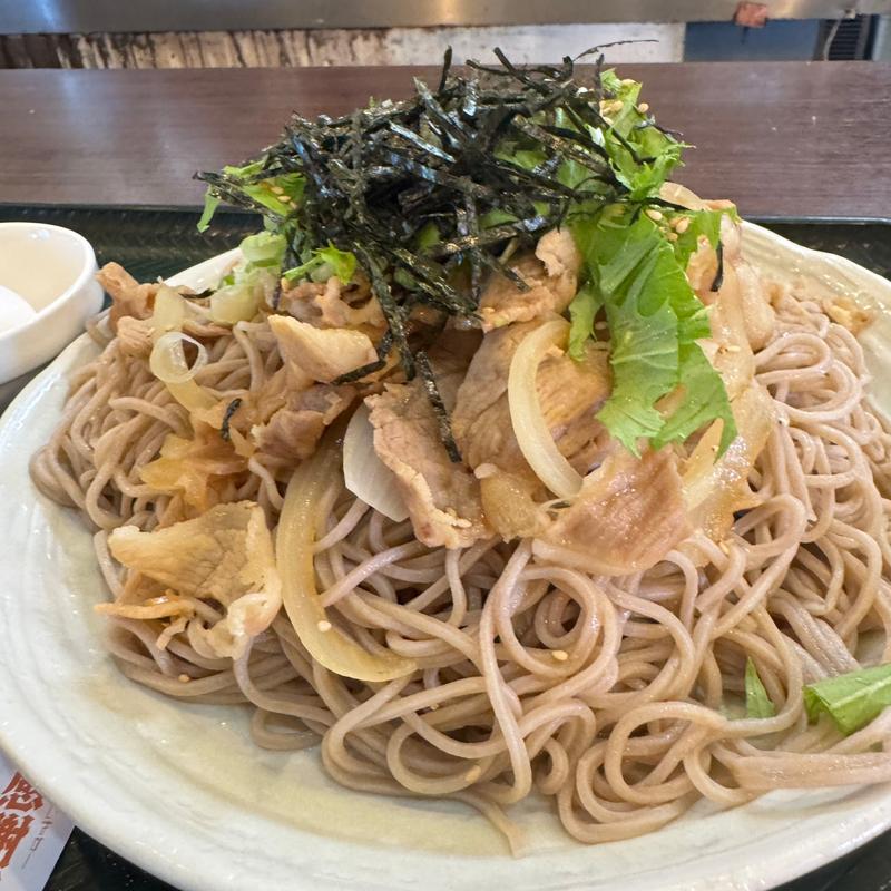 元祖肉そば（大盛）(武蔵野天ぷら道場 )