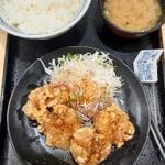 から揚げ定食 大盛り
