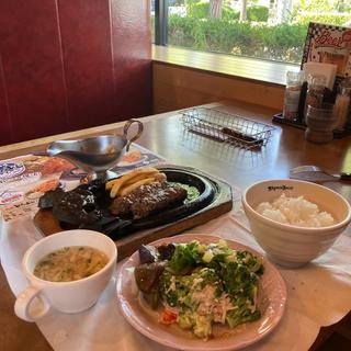 炭焼きがんこハンバーグランチ 200g