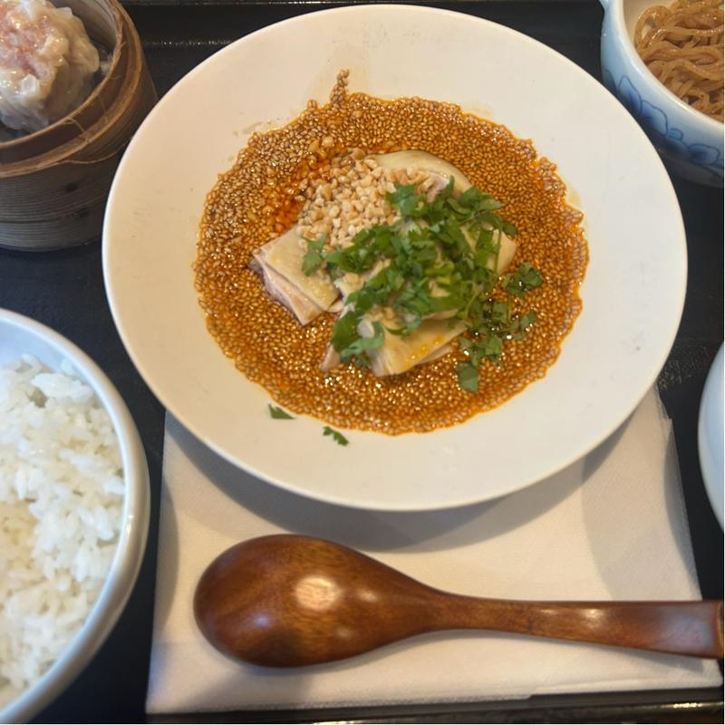 よだれ鶏御膳(東京チャイニーズ 一凛)