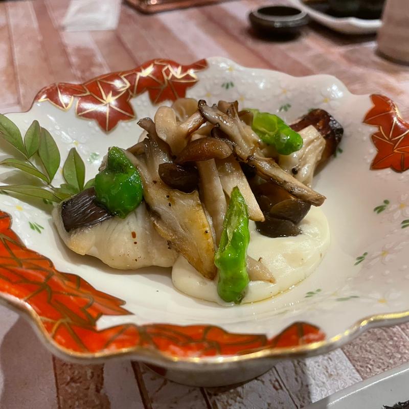 ミニ懐石(鰆キノコ焼き)(ひのき苑)