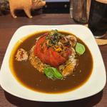 まるごとトマトの豚カレー