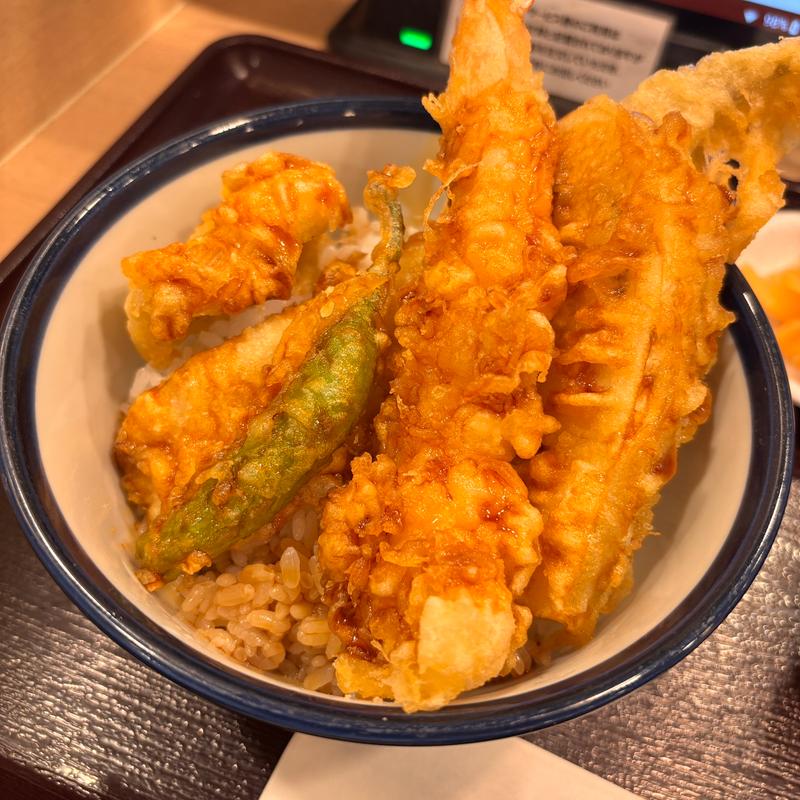 夏ご馳走天丼(天丼てんや 小田急マルシェ町田店)