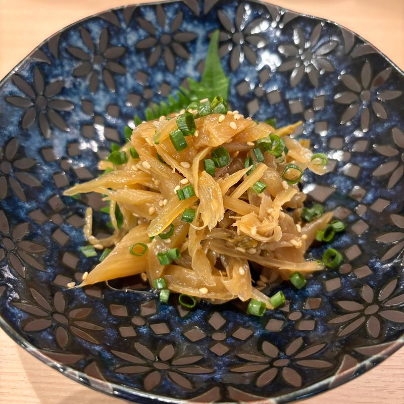 ウドのきんぴら(創作和食 旬華)