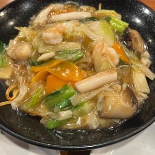 海鮮あんかけ焼そば(餃子の王将 三木店)