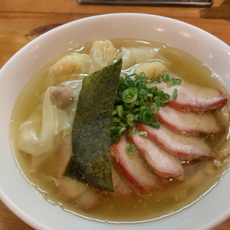 チャーシュー 特製ワンタン麺(支那そば 大和 稲荷町本店)