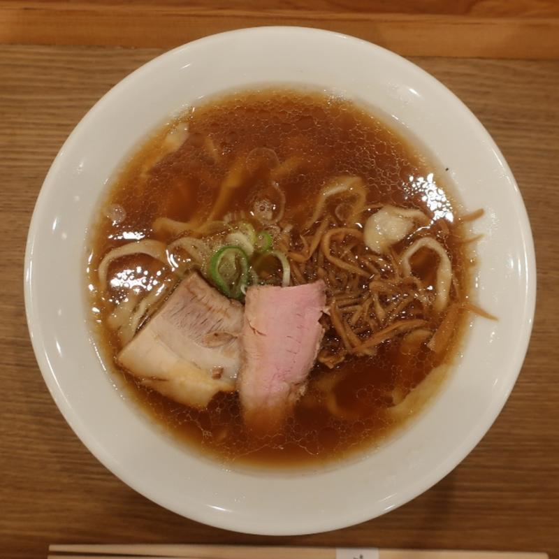 喜多方らーめん（醤油）(麺や 七彩 八丁堀店)