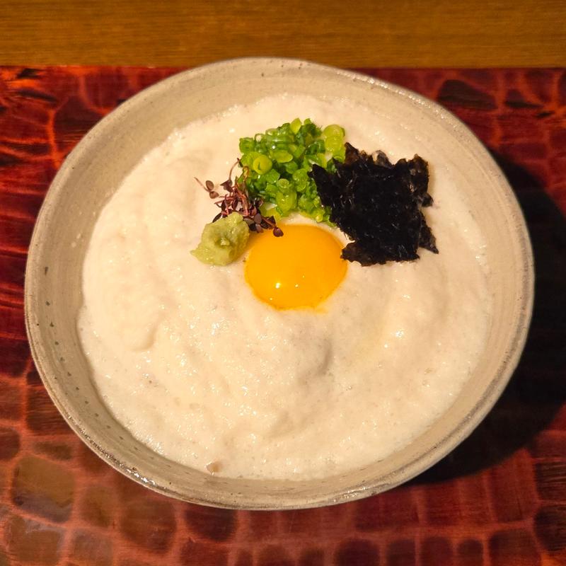 山かけ(手打ち蕎麦 やぶ金)