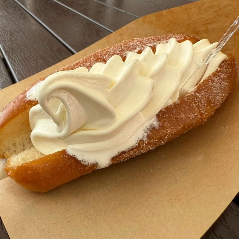 ソフトドッグの濃厚バニラソフトクリーム(菅清園 )