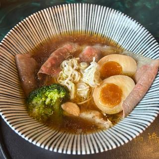 くまの牛醤油とりそば