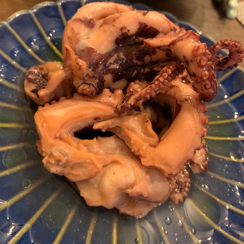 タコのアッフォガート(酒場ワタナベ)