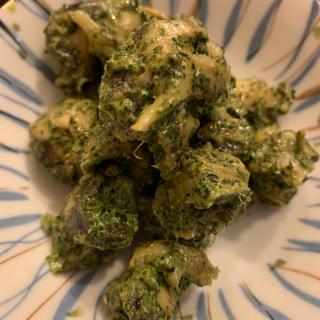 つぶ貝の大葉のジェノベーゼ和え
