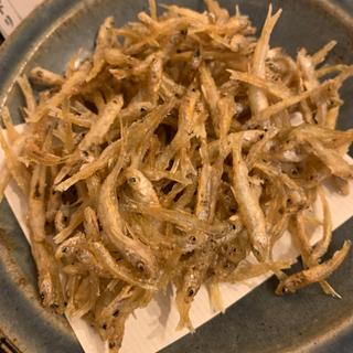 小さなワカサギの唐揚げ