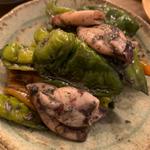 ヤリイカあまとうししとうソテー