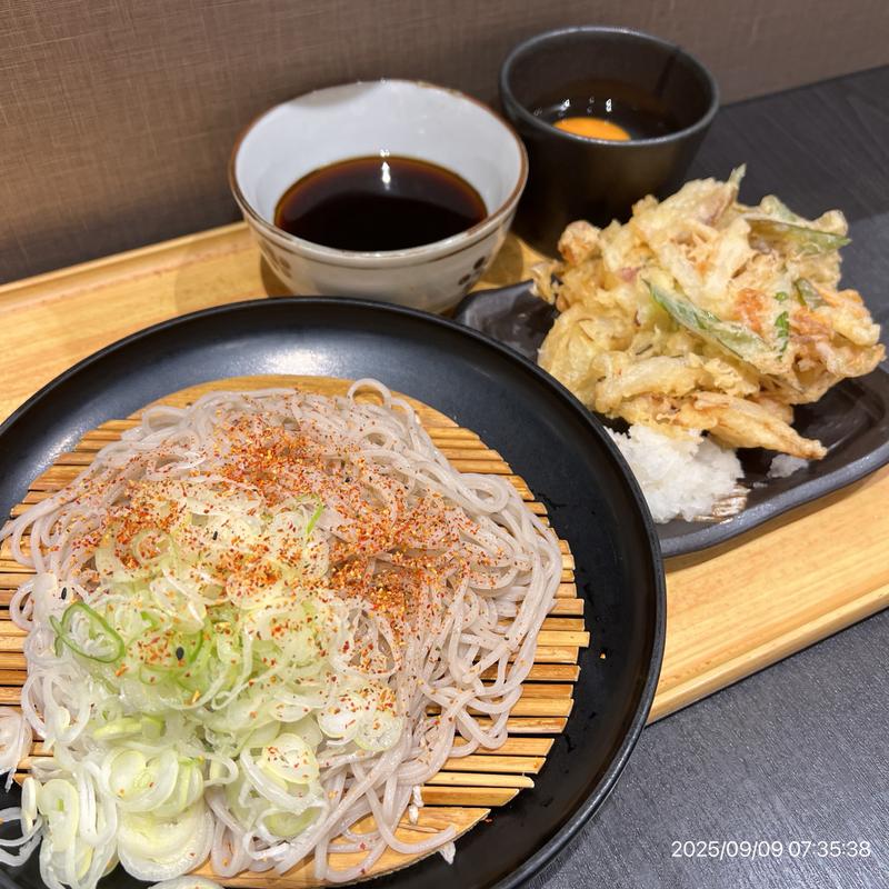 かき揚げせいろ(小諸そば 神保町店)