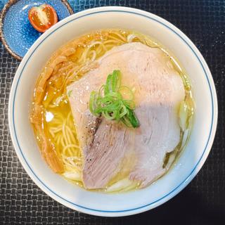 水と鶏塩ラーメン