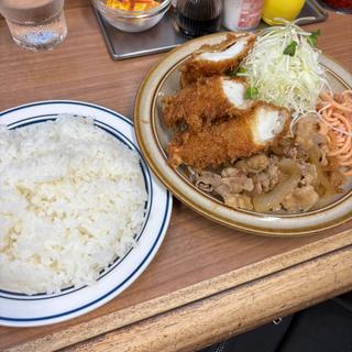 イカフライしょうが焼き