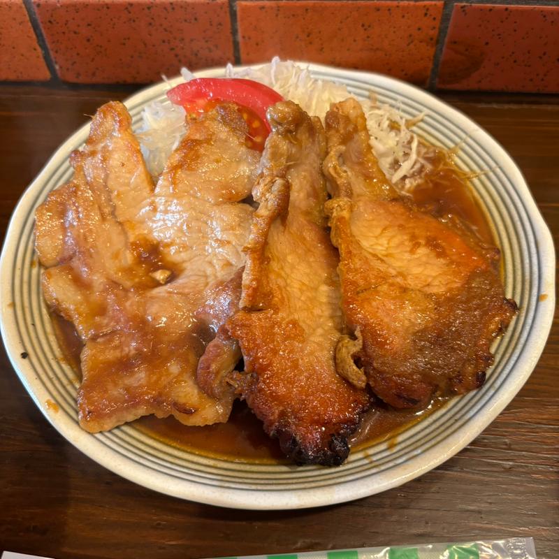 生姜焼き定食(とんかつぼんとん)