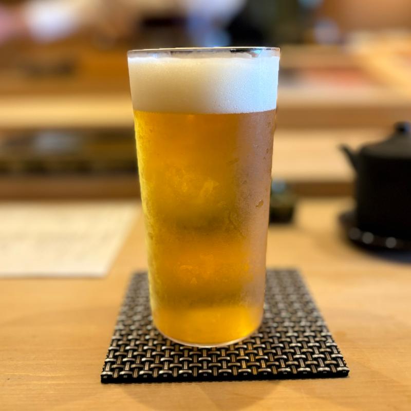 生ビール(鮨処 木はら)