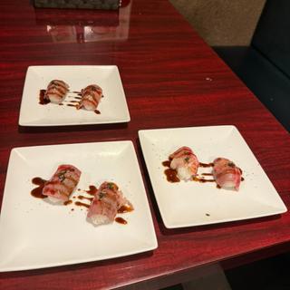 A4牛肉炙り寿司