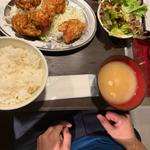唐揚げ定食(肉バル アモーレ 新宿店)