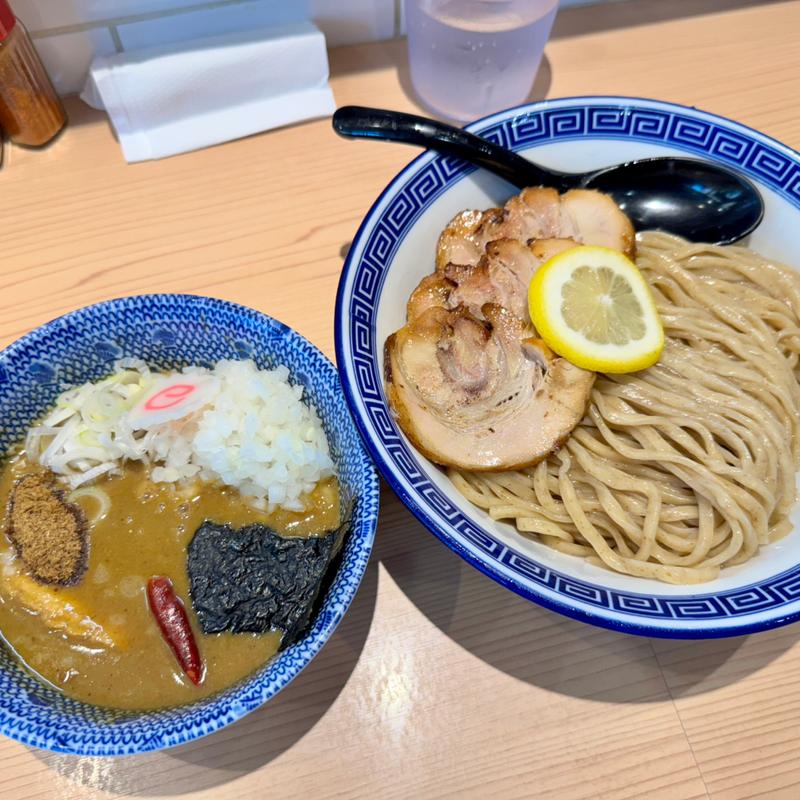カレーつけ麺＋チャーシュー＋玉ねぎ(狼煙 浦和店)