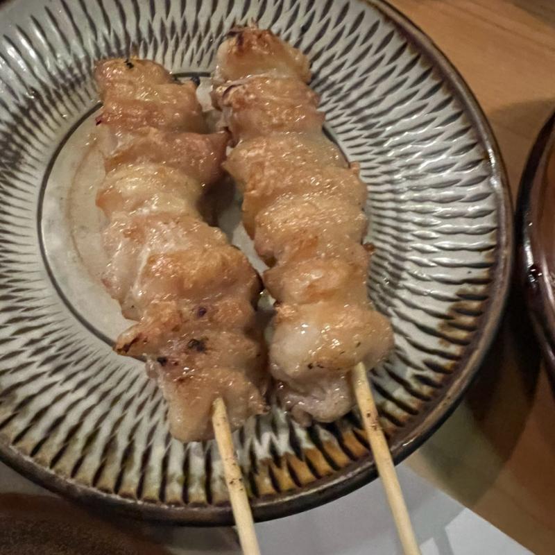 ぼんじり塩(鳥ぎん鴨宮店)