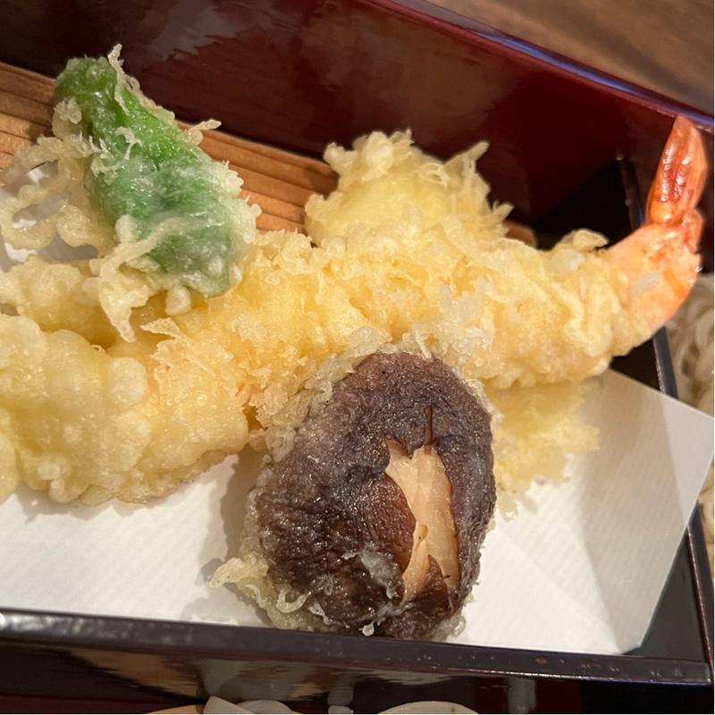 天ぷら盛り合わせ(わしず)