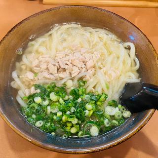 かしわうどん大盛り