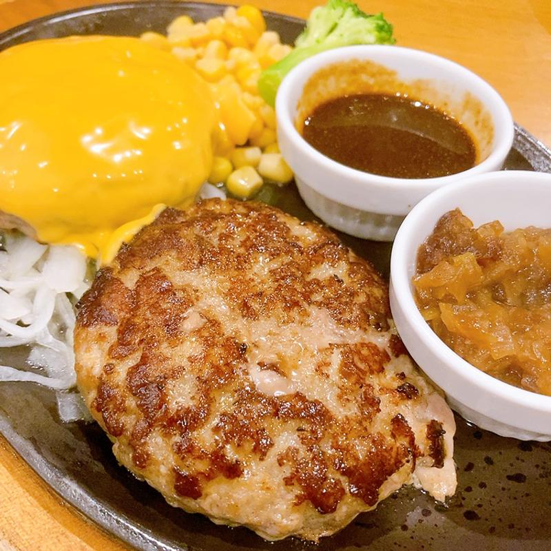 ココスのハンバーグダブル(ココス 白島店)