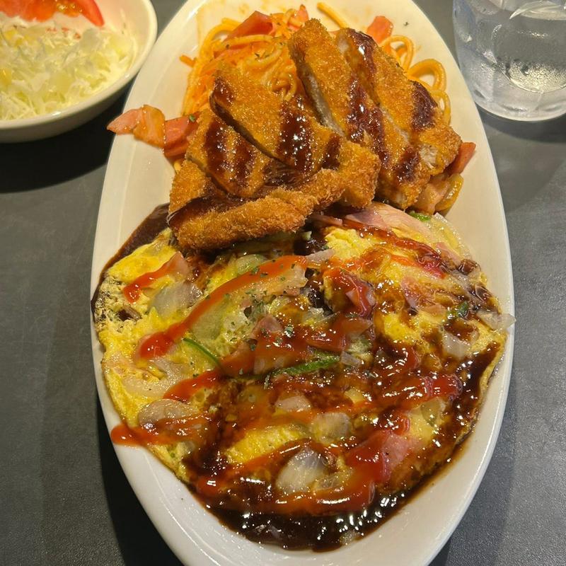 トルコライス 玉子野菜のせ(金沢カレーキッチンユキ)